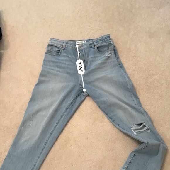 Abercrombie The Super Skinny Ankle High Rise Jeans Curve Love 29/8 - Picture 4 of 5